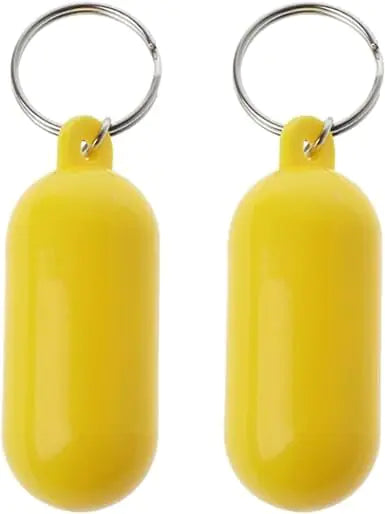 2-Pack Floating Keychain Buoys β Yellow